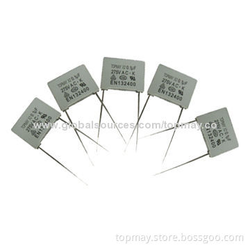 Polypropylene Film Capacitor with 2.5kV Impulse Voltage and 0.0022 to 4.7μF Capacitance